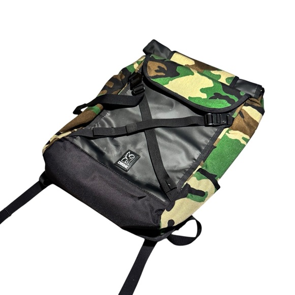 Chrome Industries Bravo 2.0 Camo Backpack Rolltop Watrer Proof Book Bag OS - Picture 2 of 6